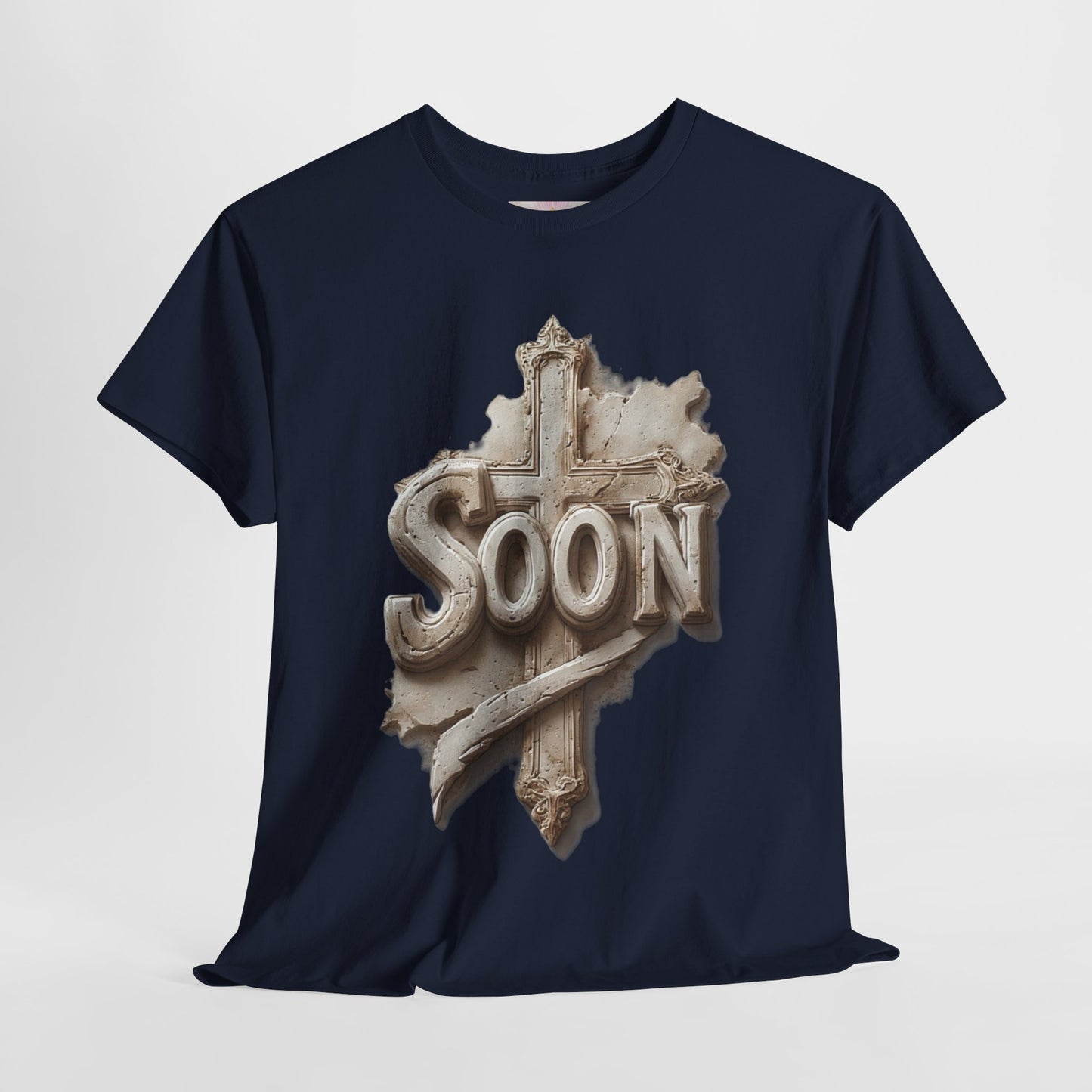 “Soon” Cross Christian T-Shirt – Bold Witness of Faith