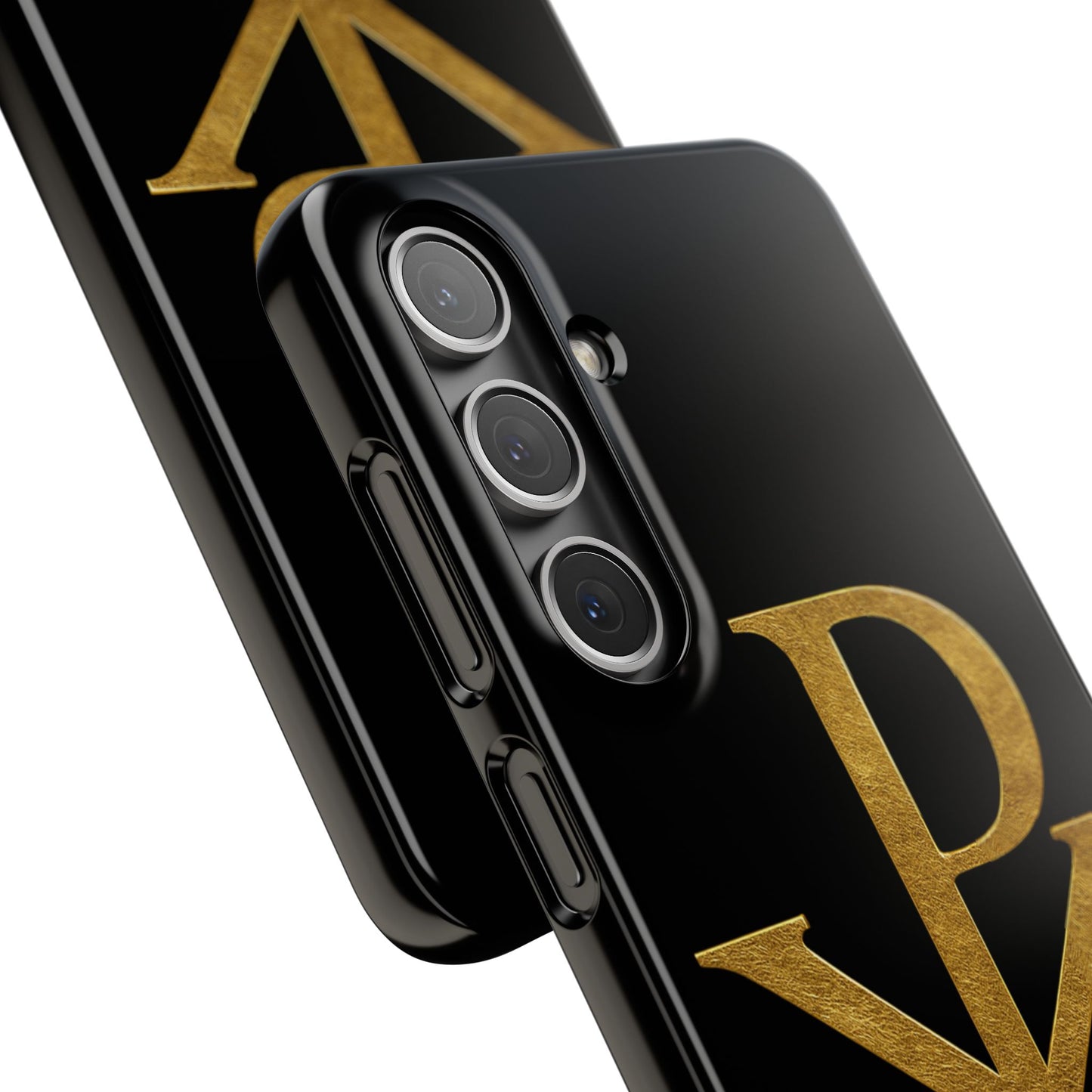 Our Eternal Hope in Christ - Black Chi Rho Snap Case for Samsung