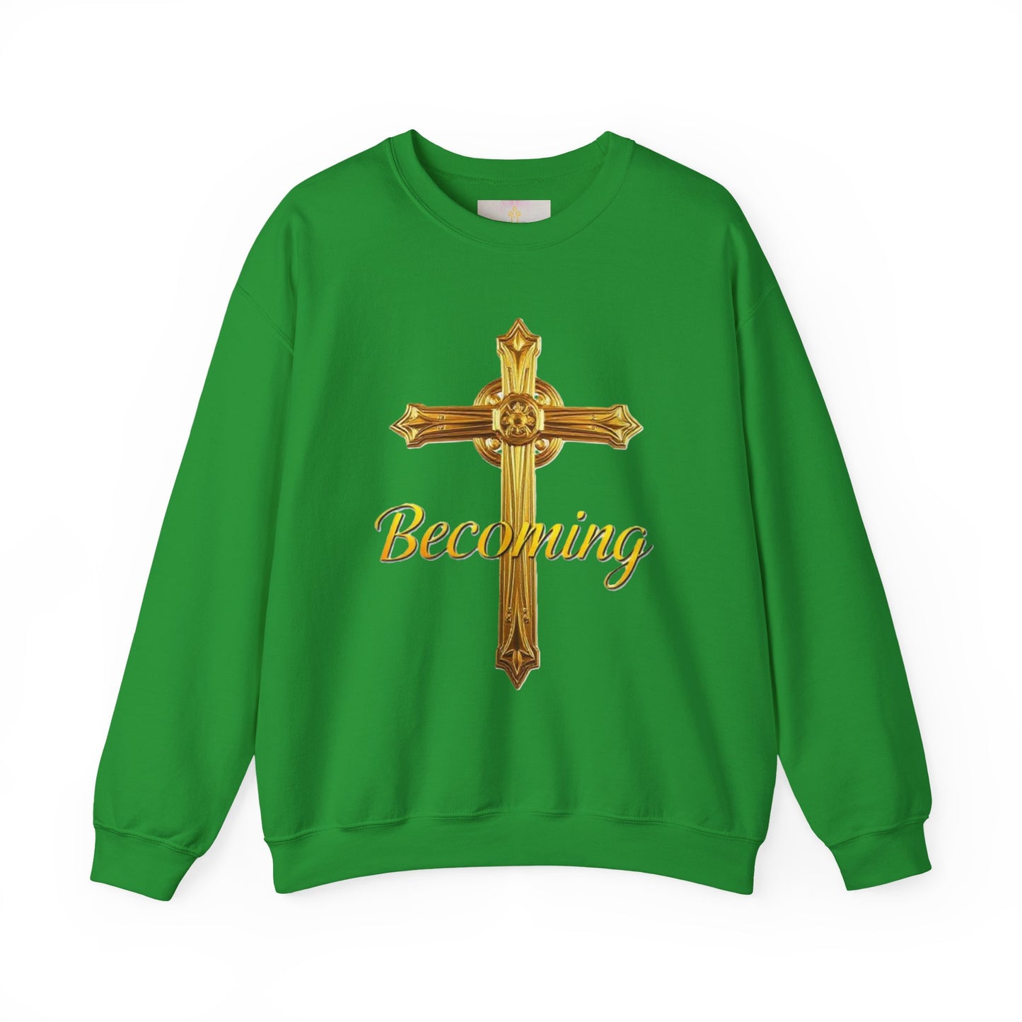 Becoming Men’s Faith Sweatshirt – Dark Lettering (Philippians 1:6)
