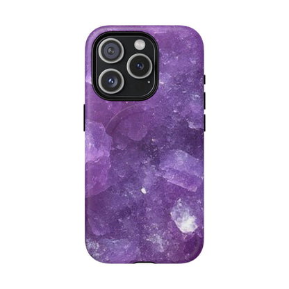 Spiritually Refined – Amethyst Crystal iPhone Magnetic Tough Case