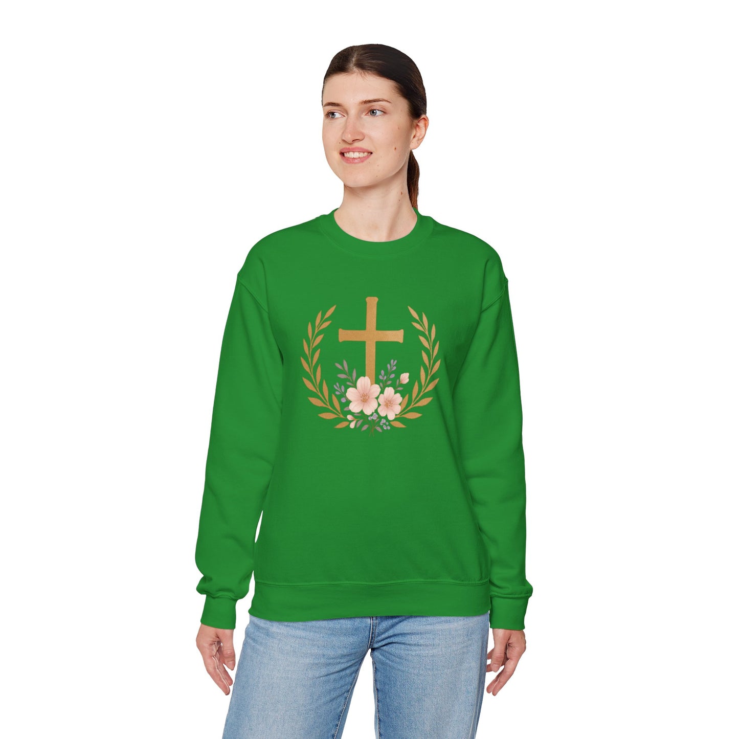 Crowned in Grace – Women’s Christian Sweatshirt