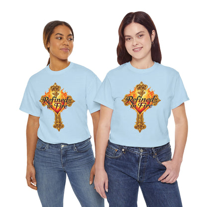 Refined in Fire — Women's Ornate Christian T-Shirt