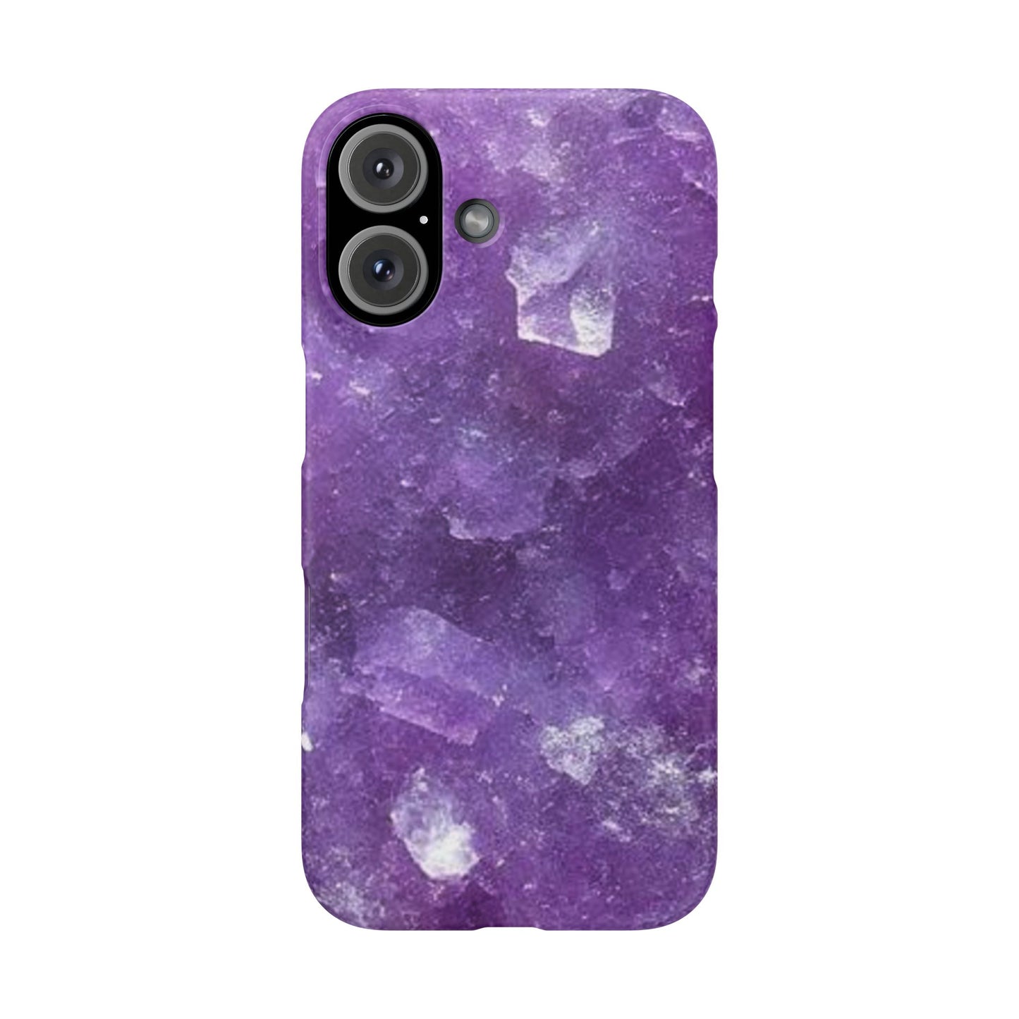Amethyst Crystal Finish iPhone Snap Case