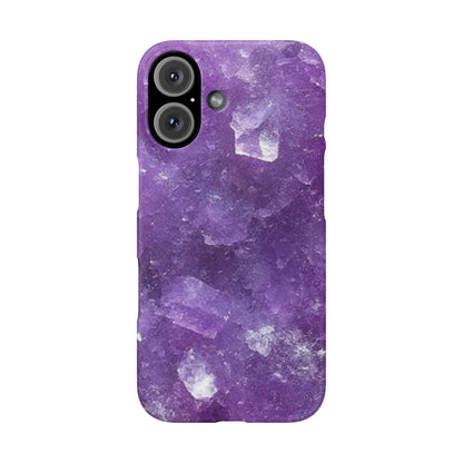 Amethyst Crystal Finish iPhone Snap Case