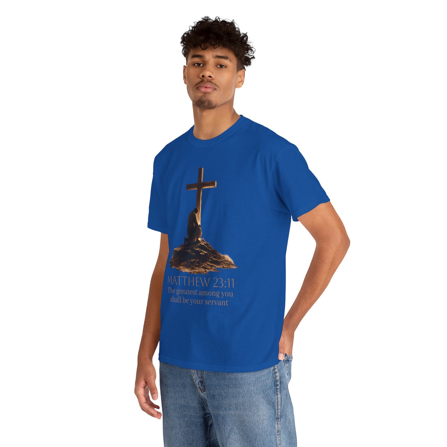 Humble Servant - Men's Christian T-Shirt (Front Design)