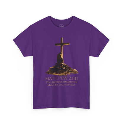 Humble Servant - Men's Christian T-Shirt (Front Design)
