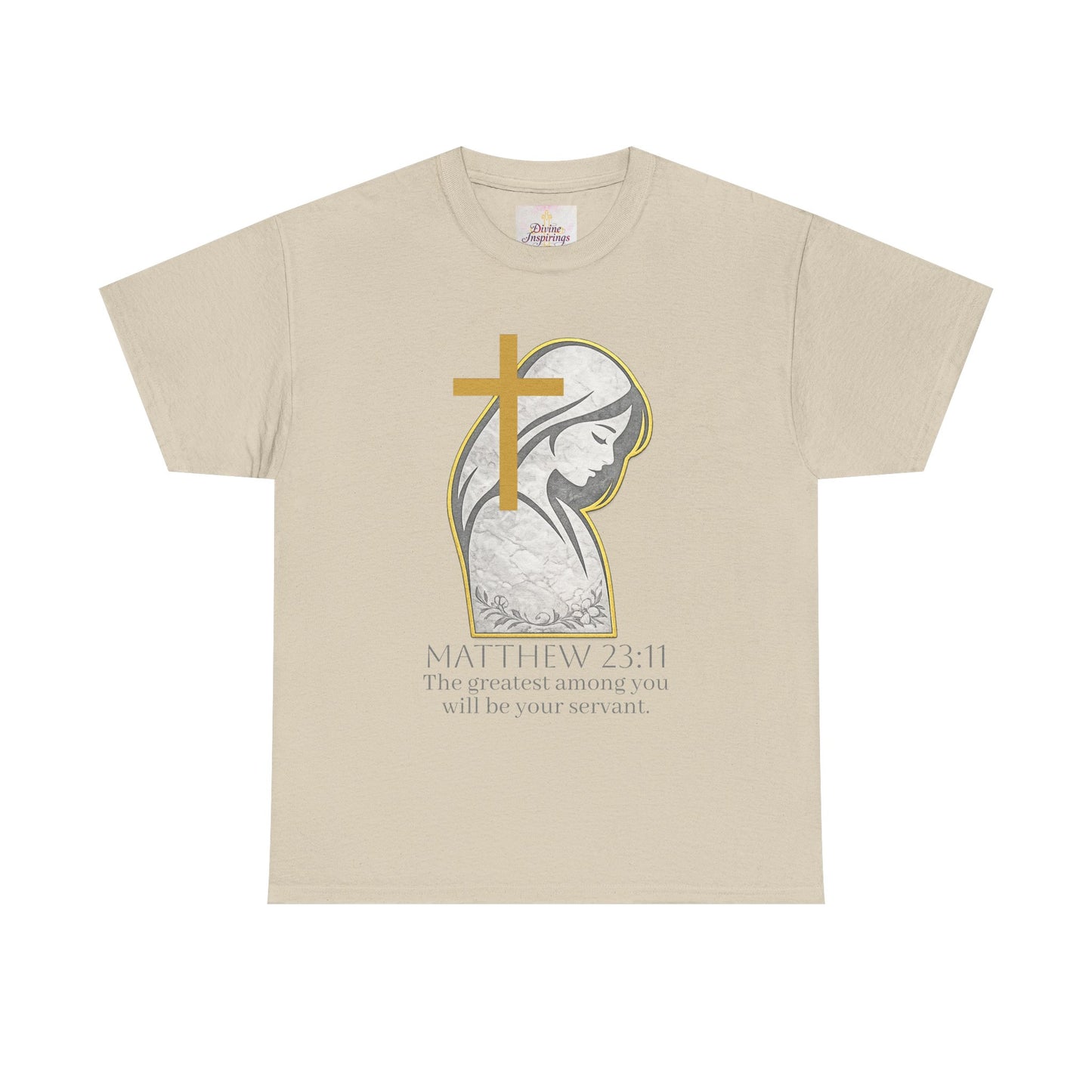 Humble Servant - Women's Christian Tee (Dark Lettering)