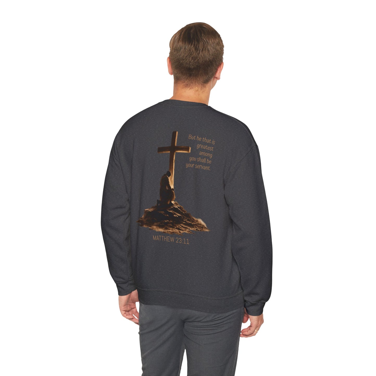 Humble Servant - Christian Men's Sweatshirt
