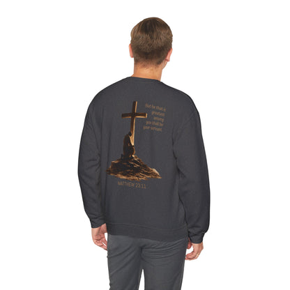 Humble Servant - Christian Men's Sweatshirt