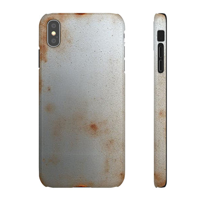 Old Steel Finish iPhone Snap Case