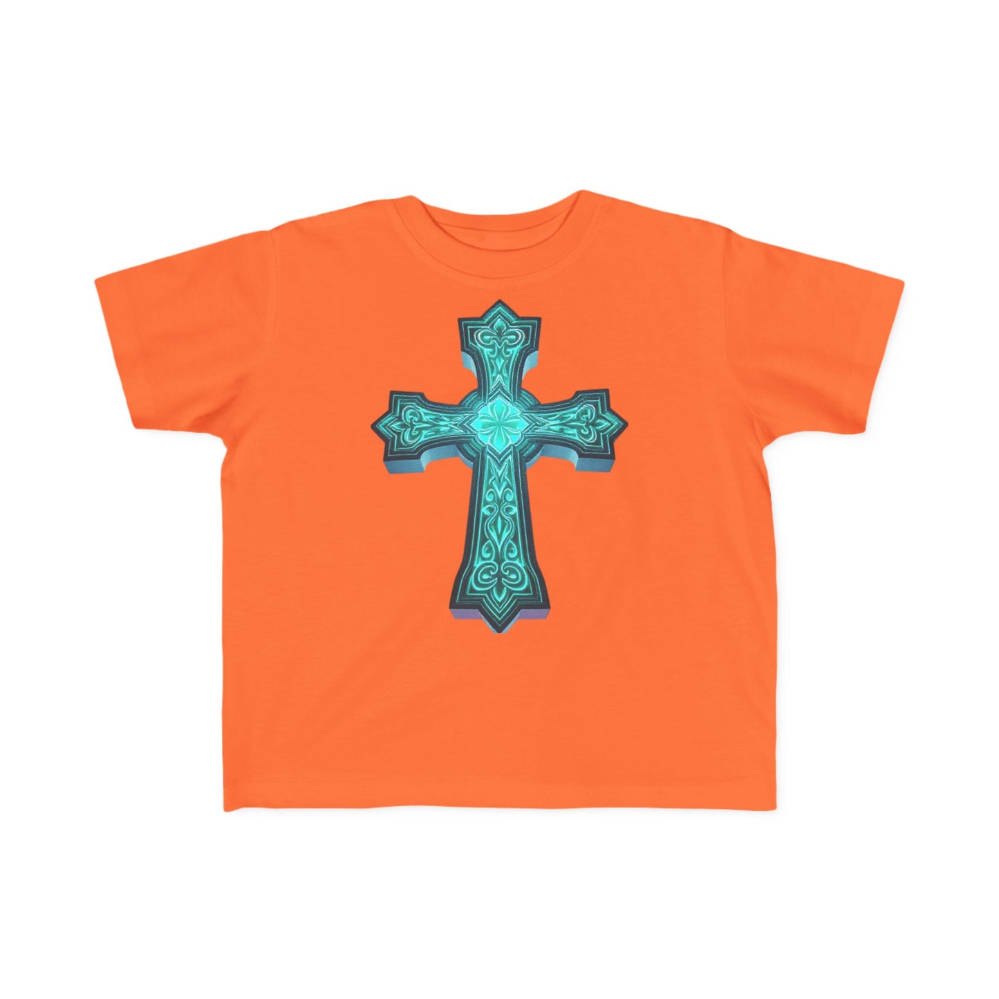 Shine Bright – Toddler Tee with Glowing Cross of Faith