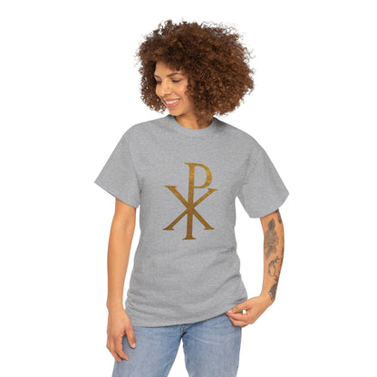 Chi Rho (Gold) - Women's Christian T-Shirt