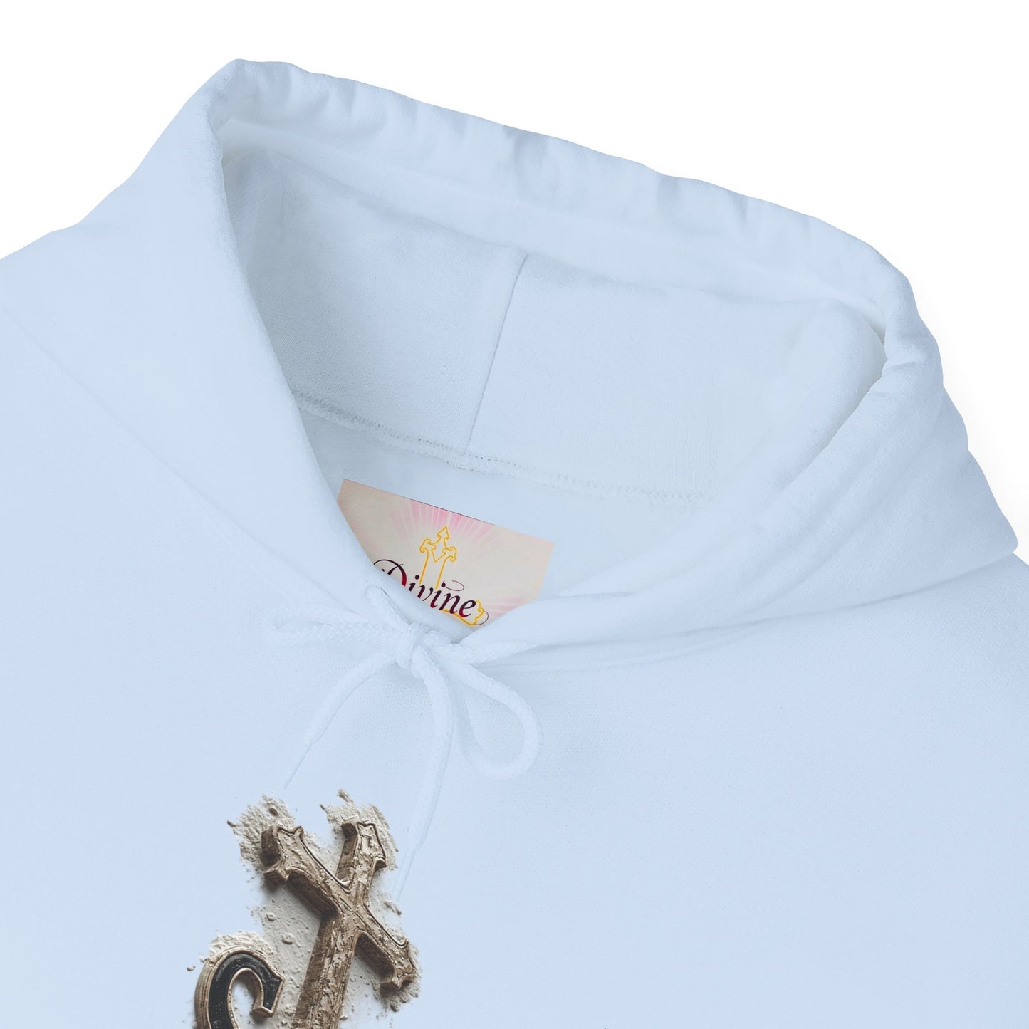 Soon: Revelation 22:12 Cross Hoodie – Men’s Christian Faithwear (Dark Lettering)