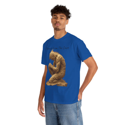 Formed from the Dust | Men’s Christian T-Shirt with Genesis 2:7 (Dark Lettering)