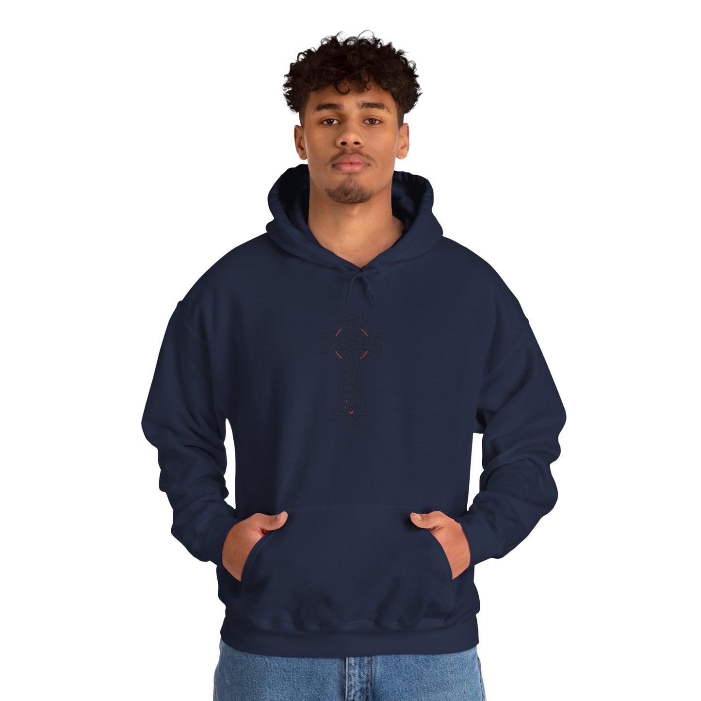 Celtic Courage | Men’s Celtic Cross Hoodie