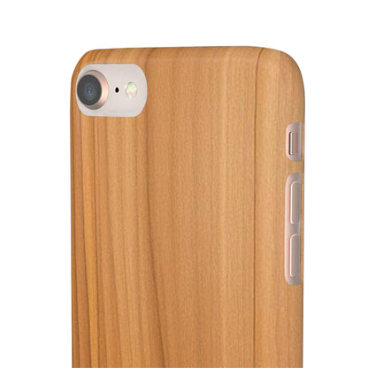 Natural Wood Grain iPhone Snap Case