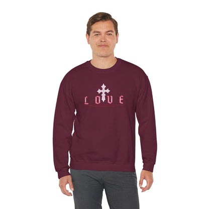 Fearless Love Men’s Sweater – Courage in Faith