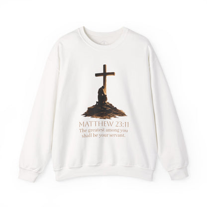 Humble Servant - Men's Christian Sweatshirt (Front Design)