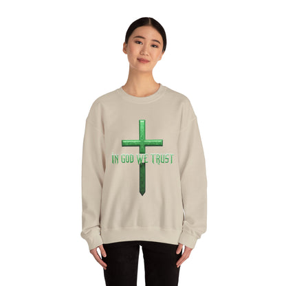 In God We Trust (Matrix)– Women’s Christian Sweatshirt