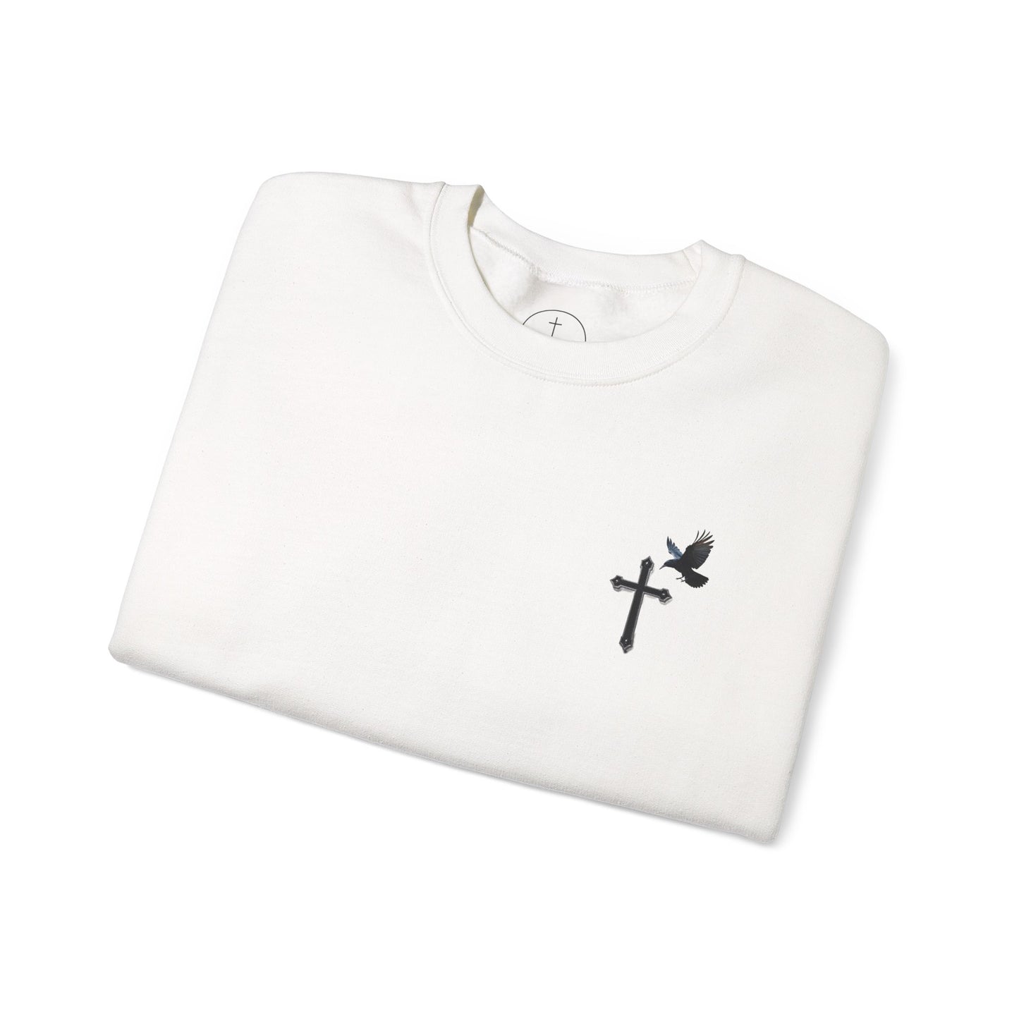 God’s Grace: Cross & Ravens Men's Sweatshirt