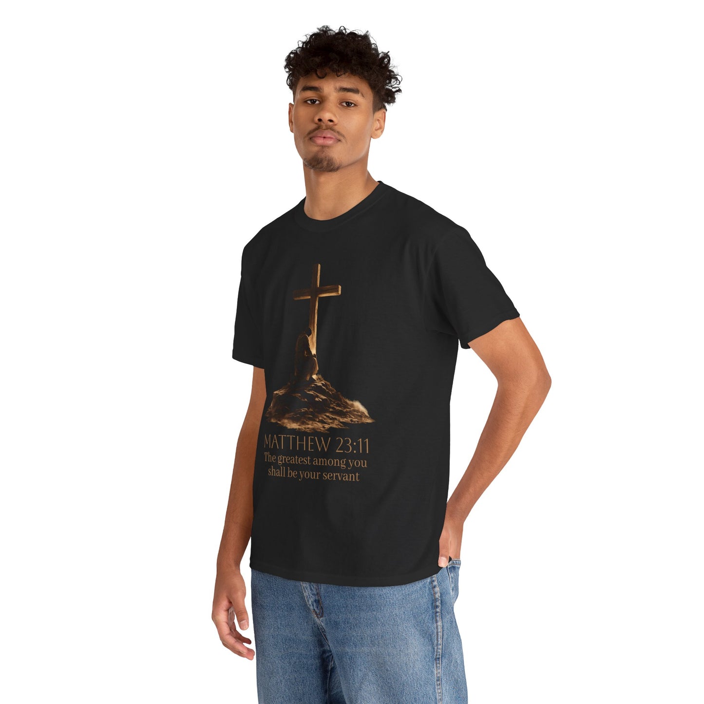 Humble Servant - Men's Christian T-Shirt (Front Design)
