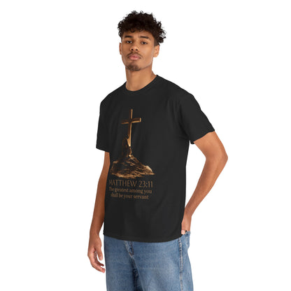 Humble Servant - Men's Christian T-Shirt (Front Design)