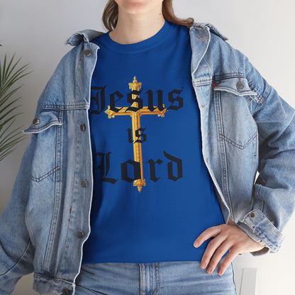 Jesus is Lord with Cross - Women's Christian T-Shirt