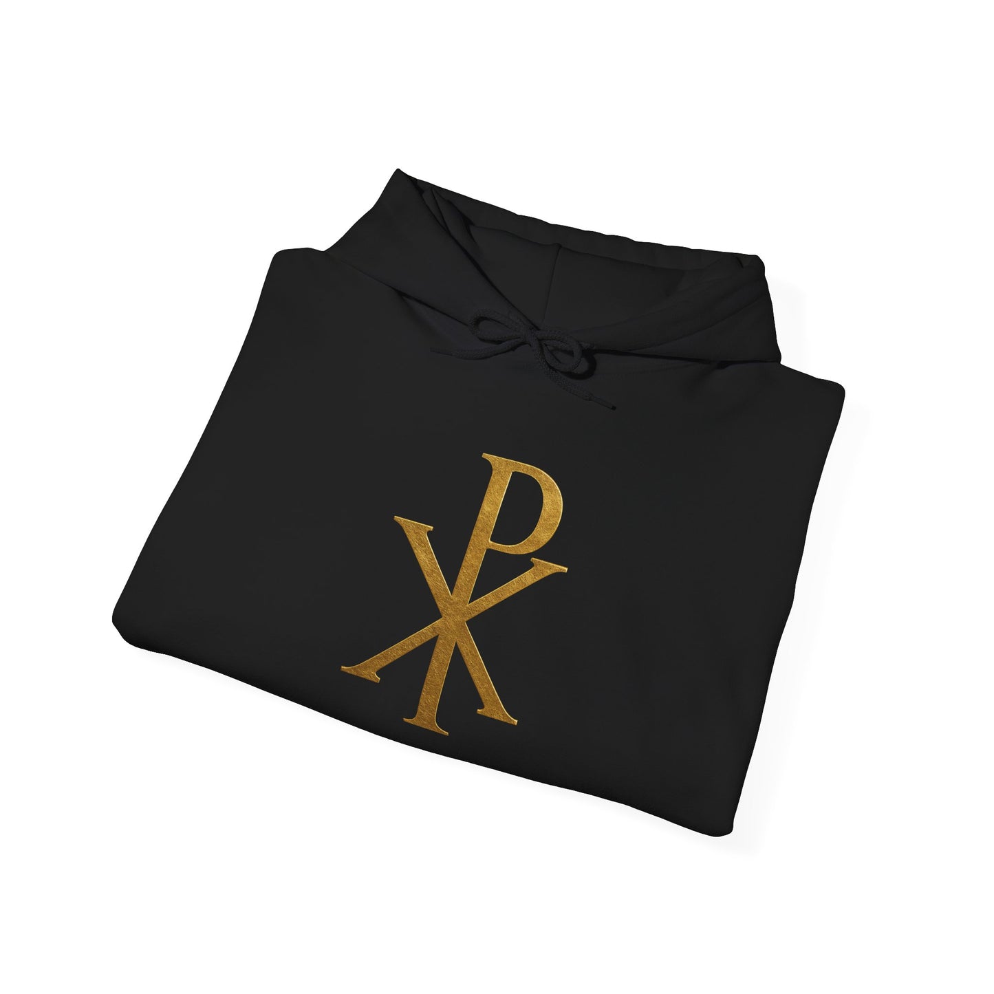 Chi Rho in Gold - Men’s Christian Hoodie