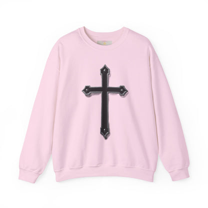 Warrior’s Black Cross Women’s Christian Sweatshirt | Ephesians 6:11