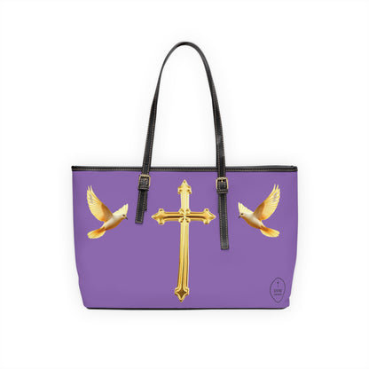 Faith, Peace, and Renewal Shoulder Bag in Mauve
