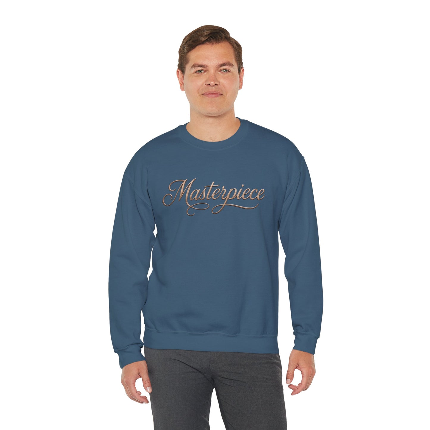 Masterpiece Signature Men’s Sweatshirt – Inspirational Christian Faith Apparel