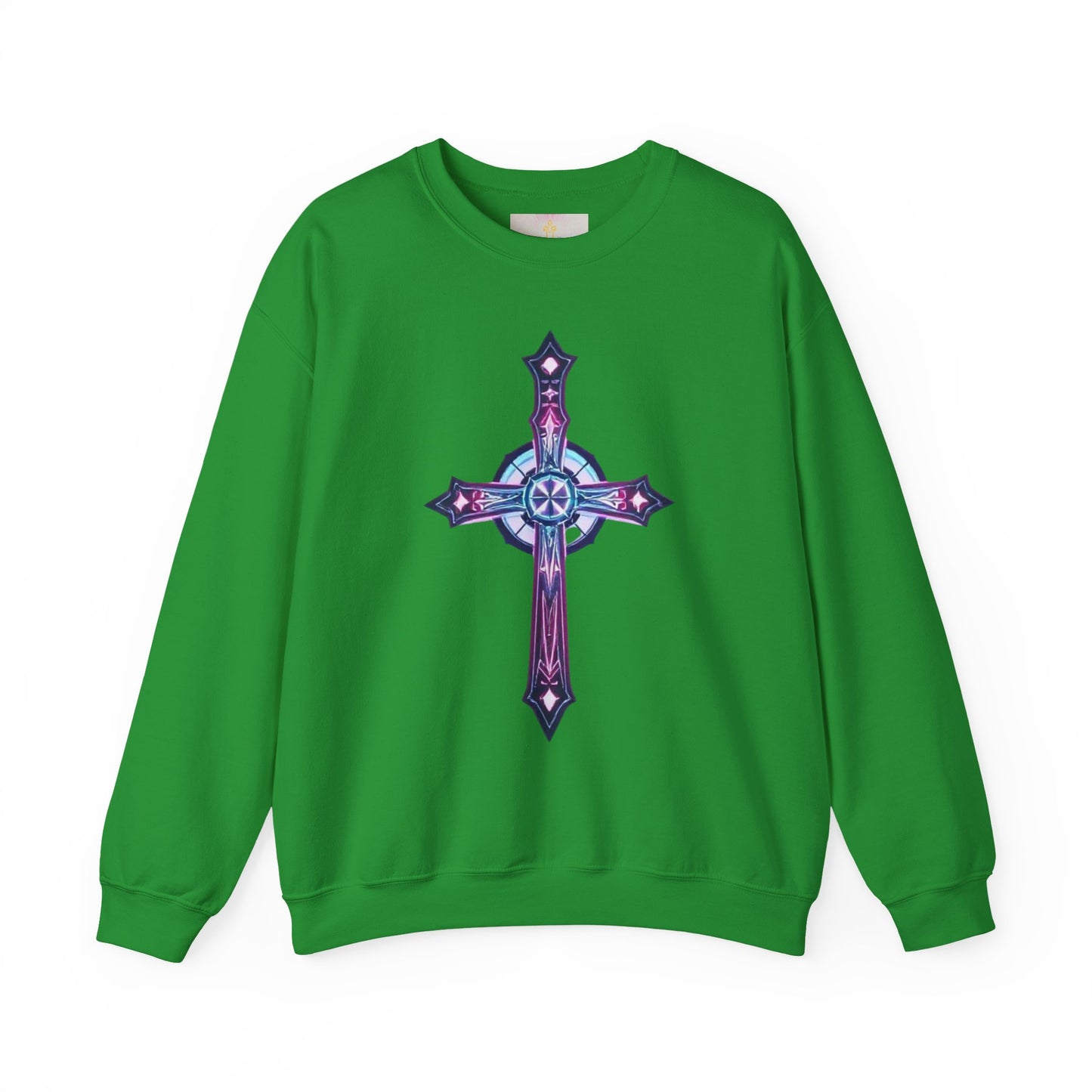 Men’s Christian Sweatshirt – Modern Cross Design for Bold Faith