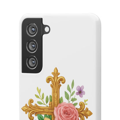 Floral Cross Snap Case for Samsung – Faith in Bloom
