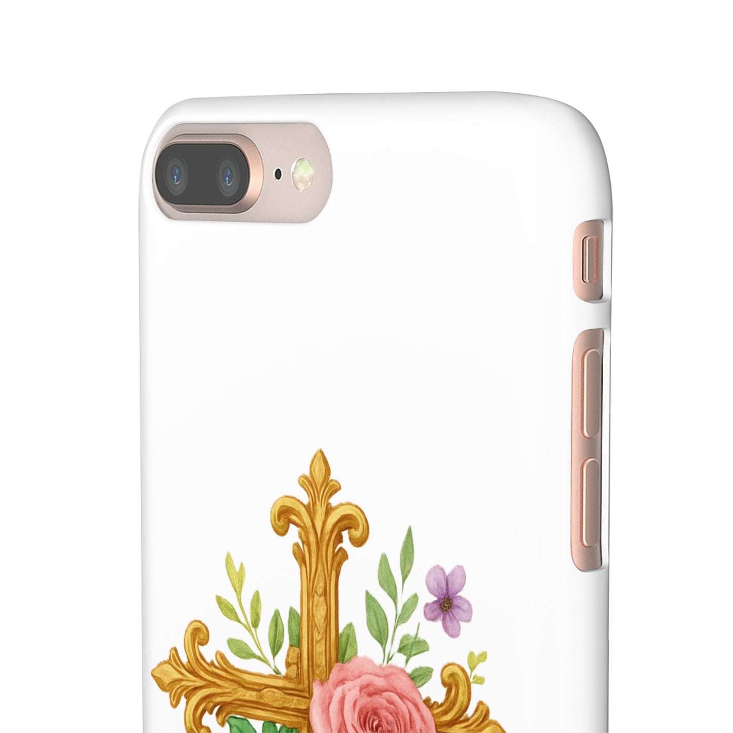 Floral Cross Snap Case for iPhone – Faith in Bloom