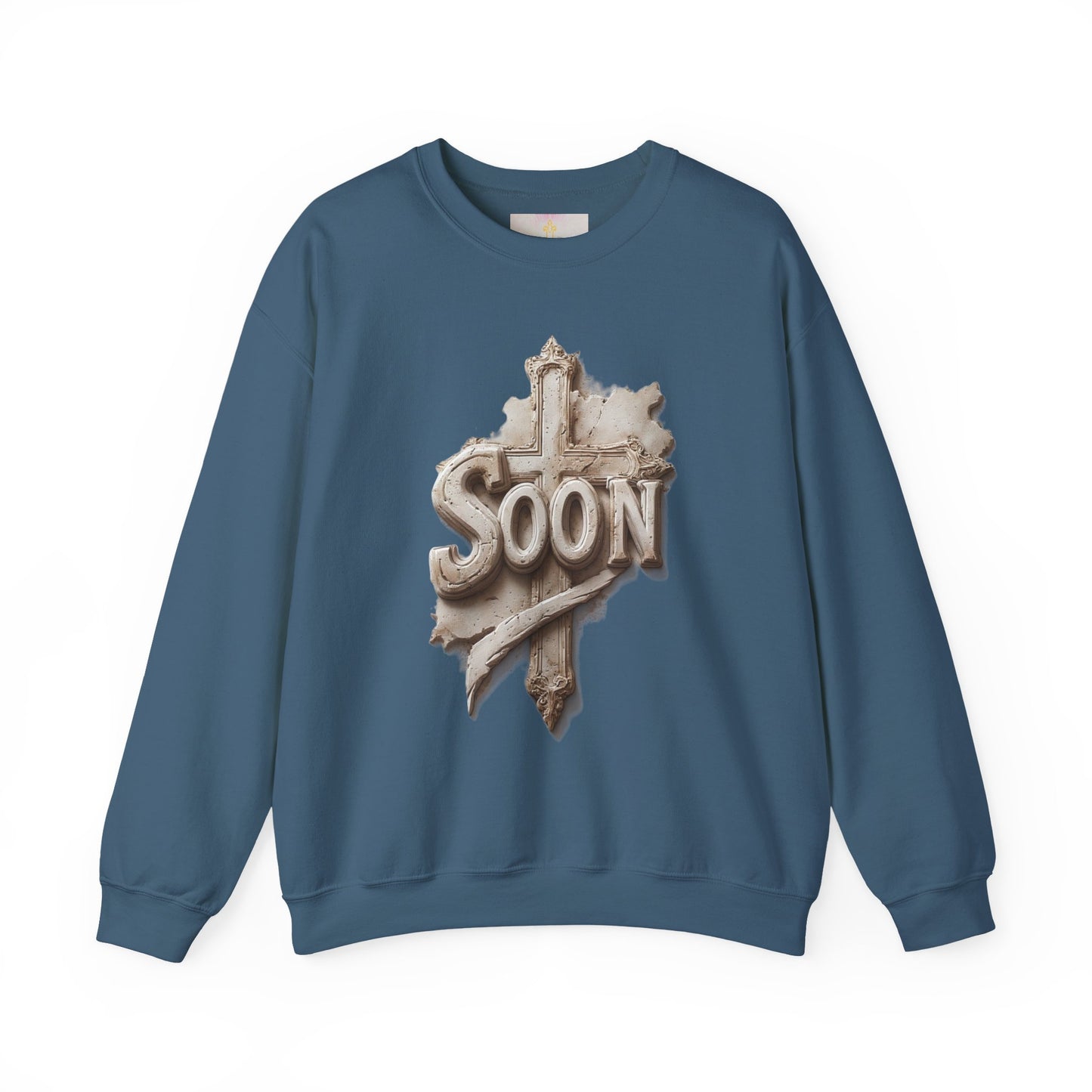 “Soon” Cross Women’s Sweatshirt – Wrapped in Hope