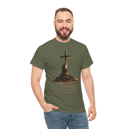 Humble Servant - Men's Christian T-Shirt (Front Design)