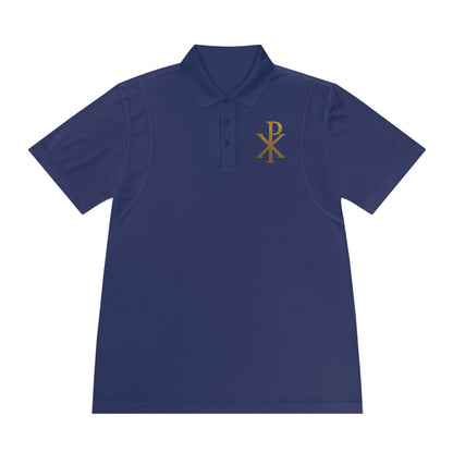 Men’s Chi Rho Polo Shirt – Faith & Heritage in Everyday Wear