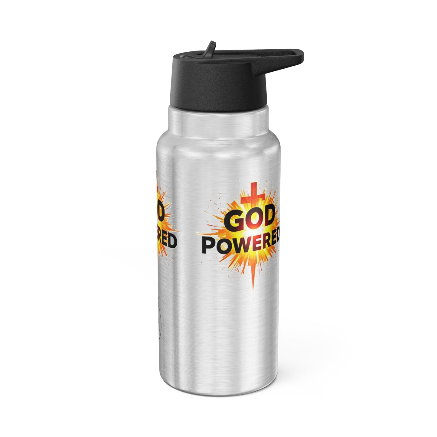 God Powered – Cross Blast Stainless Steel Sports Bottle