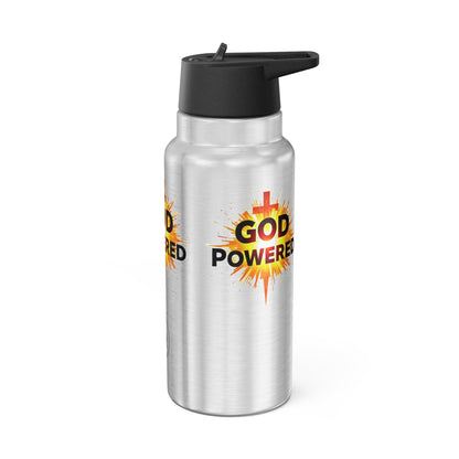 God Powered – Cross Blast Stainless Steel Sports Bottle