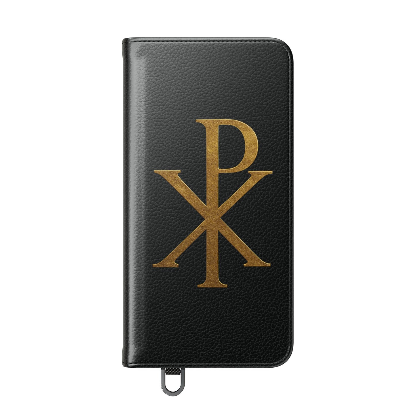 Black Chi Rho Symbol Wallet Case for Samsung– “I am the Way, the Truth, the Life”