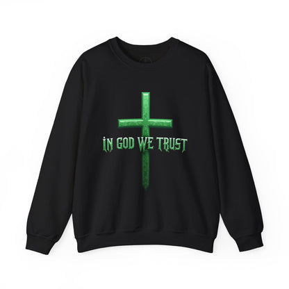 In God We Trust (Matrix)– Women’s Christian Sweatshirt