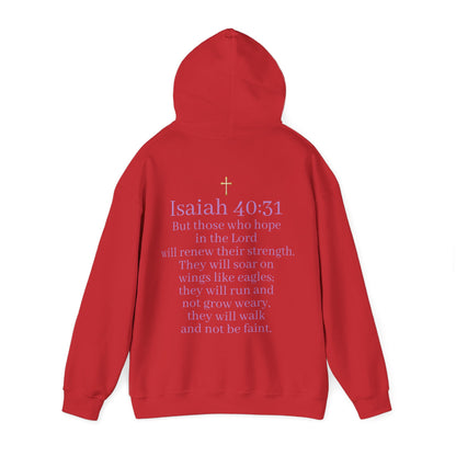 Men’s “Hope” Hoodie – Bold Scripture Pullover | Isaiah 40:31