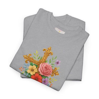 Floral Cross Tee - Women's Christian Apparel