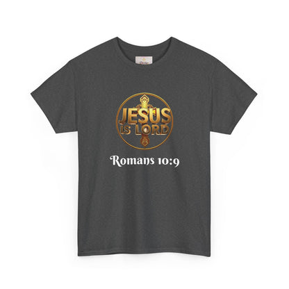 Jesus Is Lord / He Is Risen Christian Tee – Men’s Bold Faith Statement (White Lettering)