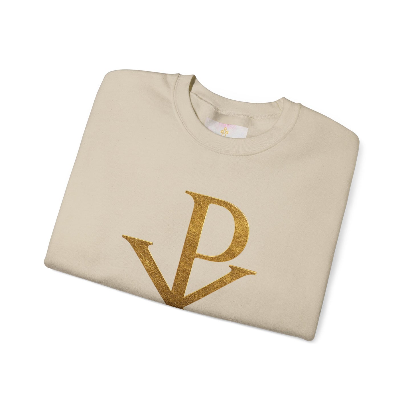 Chi Rho (Gold) – Women’s Christian Sweatshirt