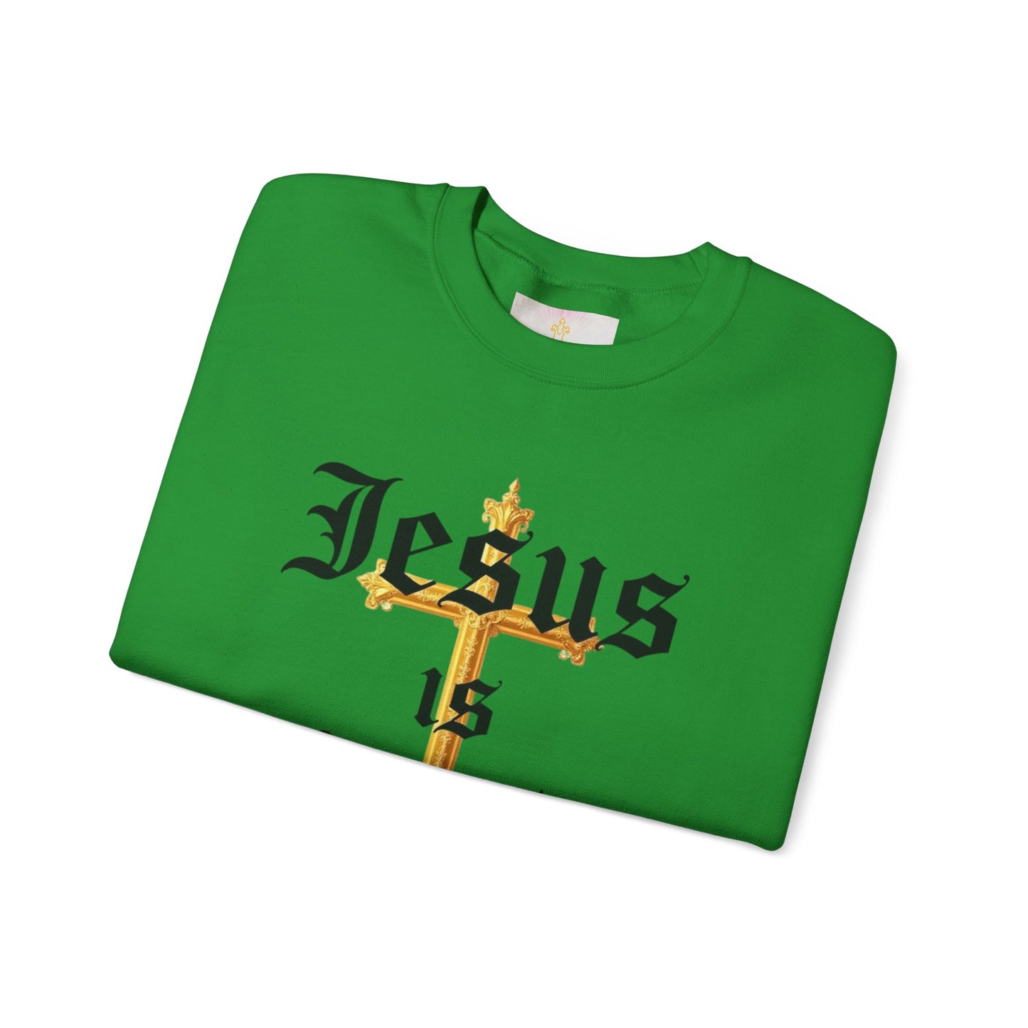 Men’s “Jesus is Lord” Christian Sweatshirt – Bold Faith Statement Pullover
