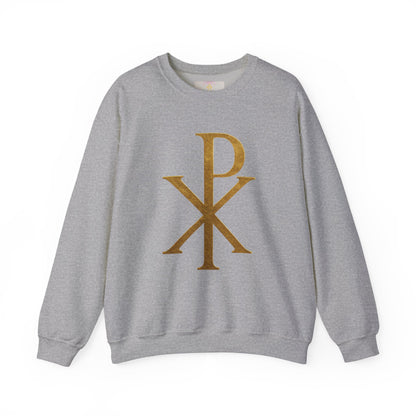 Chi Rho (Gold) – Women’s Christian Sweatshirt