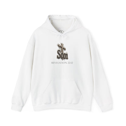 Soon: Revelation – Men’s Christian Hoodie (Dark Lettering)
