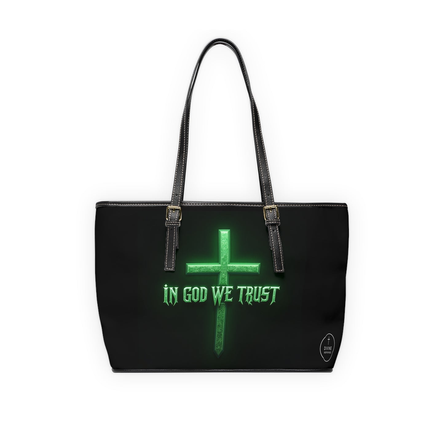 “In God We Trust”  PU Leather Shoulder Bag
