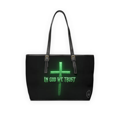 “In God We Trust”  PU Leather Shoulder Bag